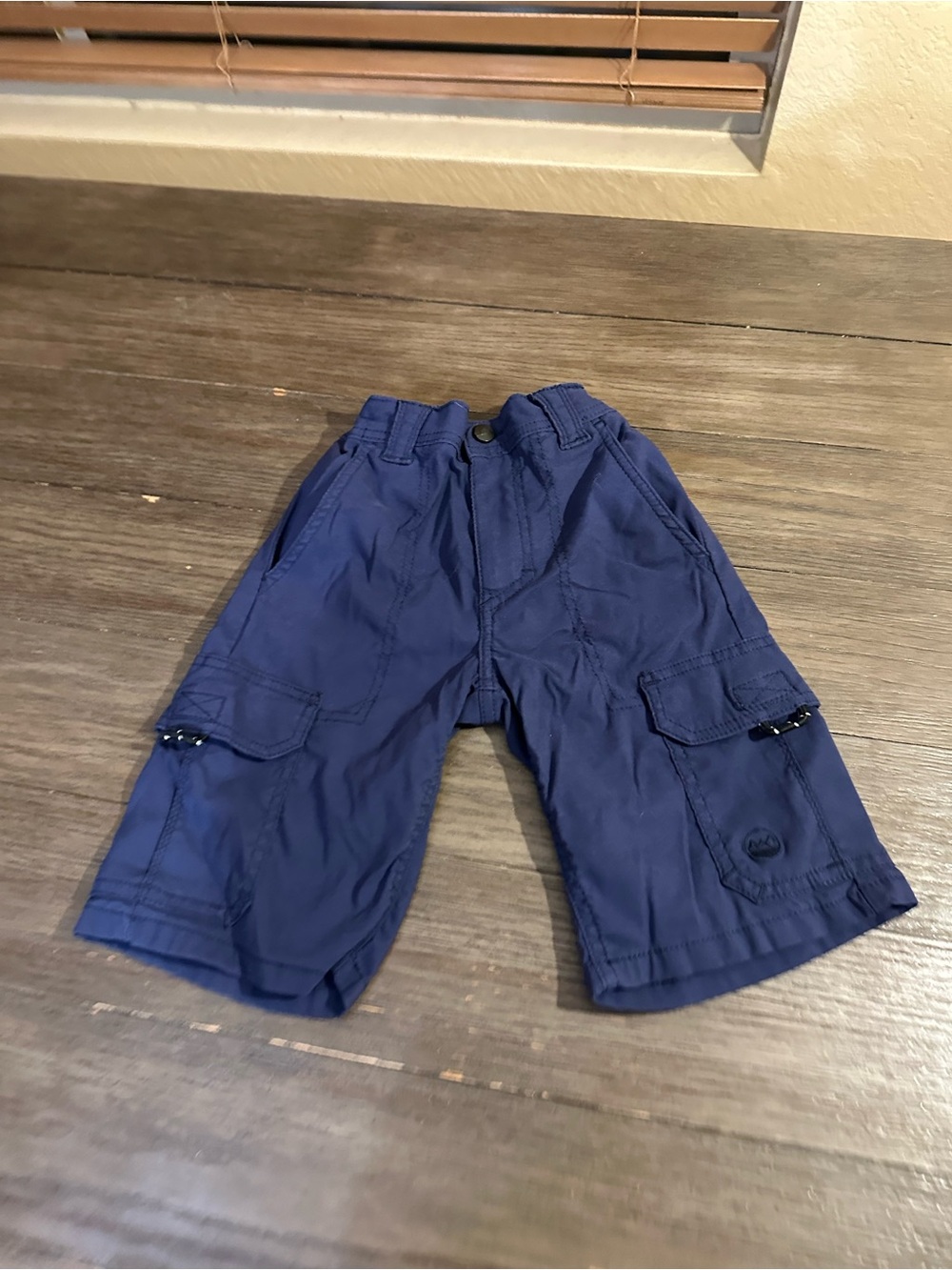 Boys Sz 7 Regular Navy Cargo Shorts